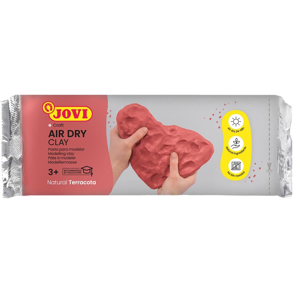 Jovi - Jovi boetseerpasta terracotta, pak van 500 g