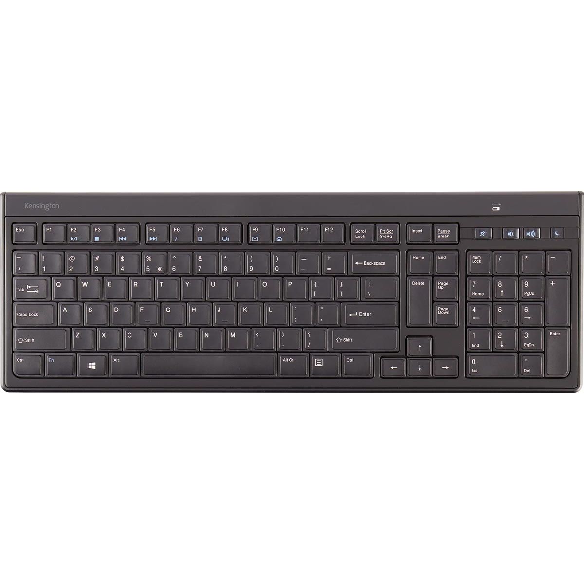 Kensington - Tastiera piatta ergonomica Advance Fit, azerty