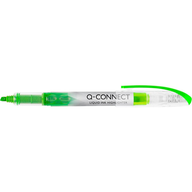 Q-CONNECT - Liquid highlighter, green