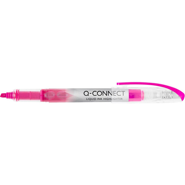 Q-CONNECT - Liquid highlighter, pink