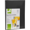 Q-CONNECT - feuille de couverture A4 cuir 250 grammes 100 pièces noir