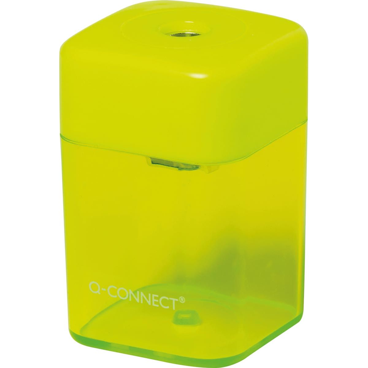 Q-CONNECT - Bleistiftspitzer 1 Loch, verschiedene Farben