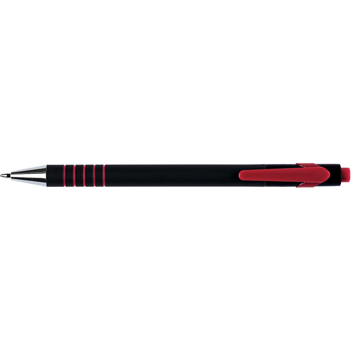 Q-CONNECT -   balpen Lambda, 0,5 mm, medium punt, rood