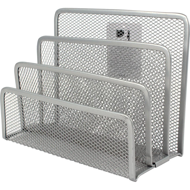 Q-CONNECT - letter holder 3 parts metal silver