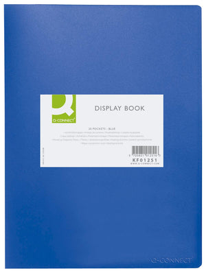 Q-CONNECT - album, A4, 20 bags, blue