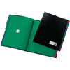 Q-CONNECT - classeur PP A4 12 compartiments noir