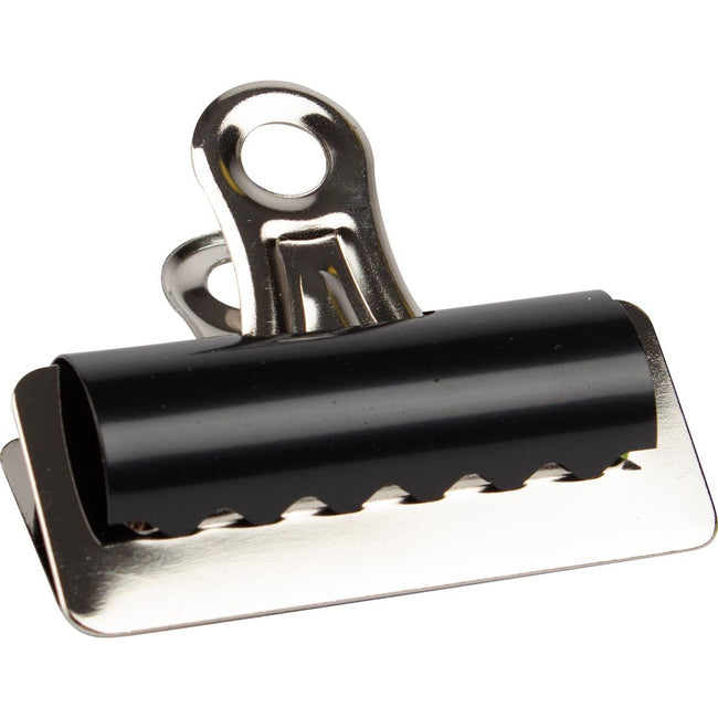 Q-CONNECT - clip bouledogue, noir, 70 mm, boîte de 10 pièces
