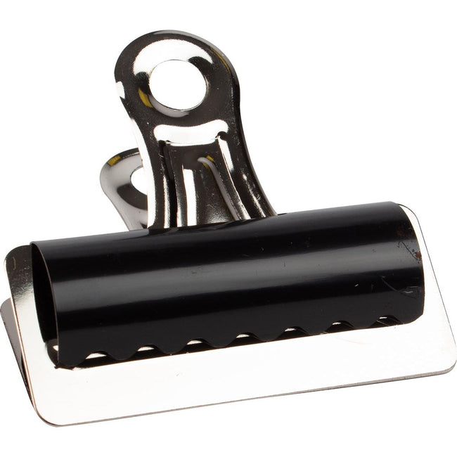 Q-CONNECT - clip bouledogue, noir, 75 mm, boîte de 10 pièces