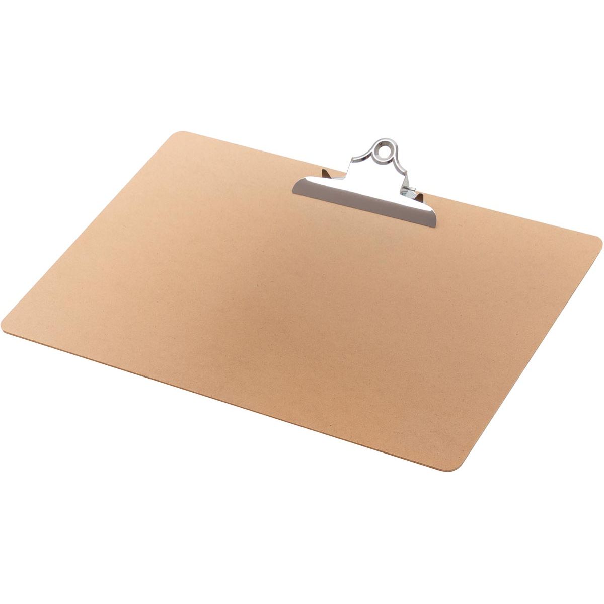 Q-CONNECT -   klemplaat, hardboard karton, ft A3, liggend, bruin