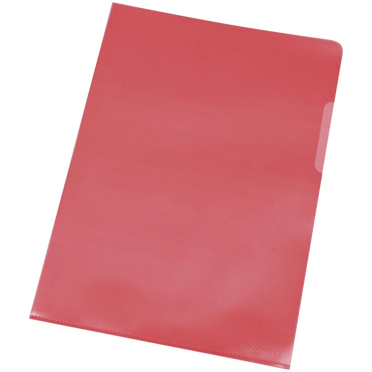 Q-Connect-Q-Connect L-Folder, rouge, 120 micron, paquet de 10 pièces