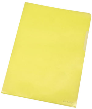 Q-CONNECT -   L-map, geel, 120 micron, pak van 10 stuks