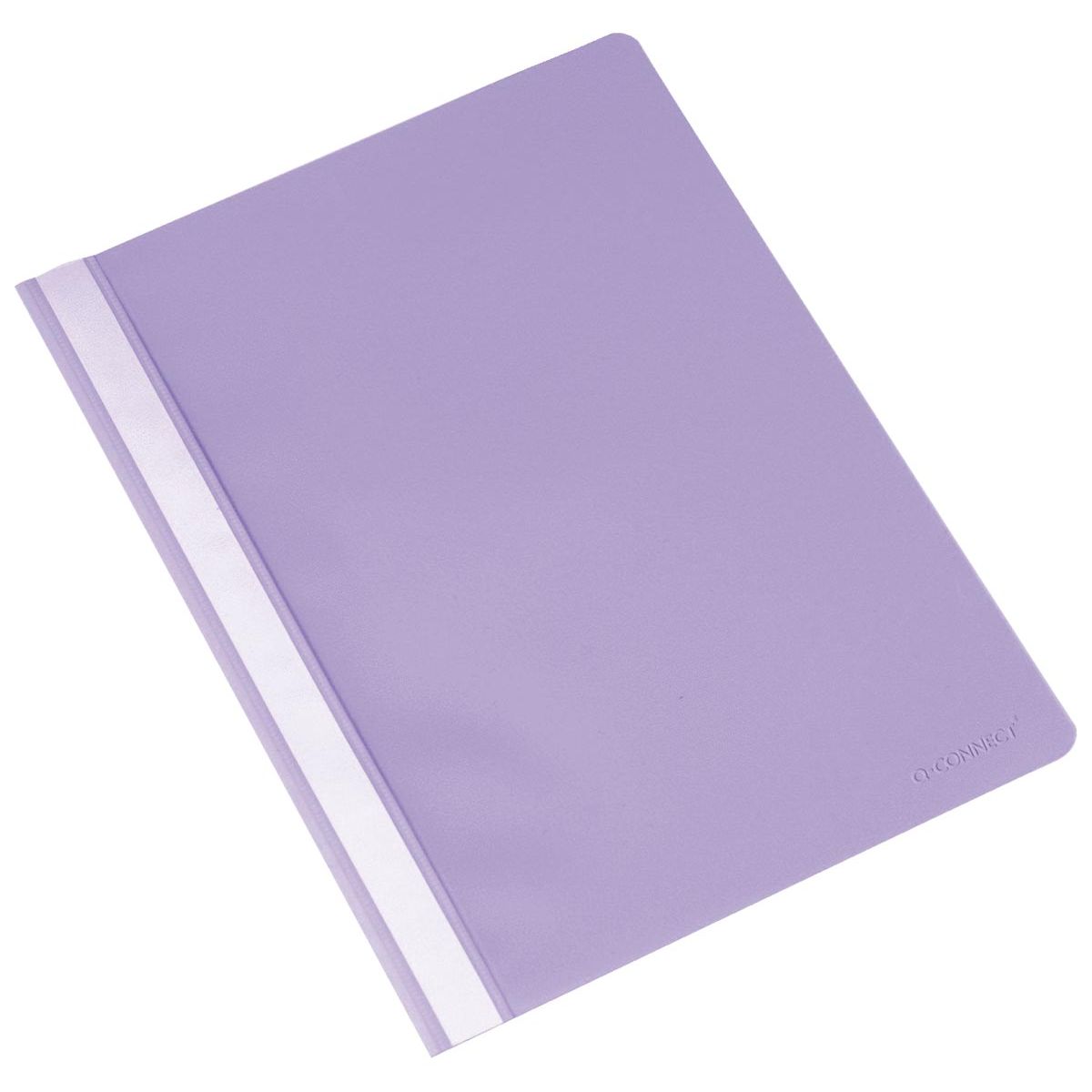 Q-CONNECT - quick attach folder, A4, purple