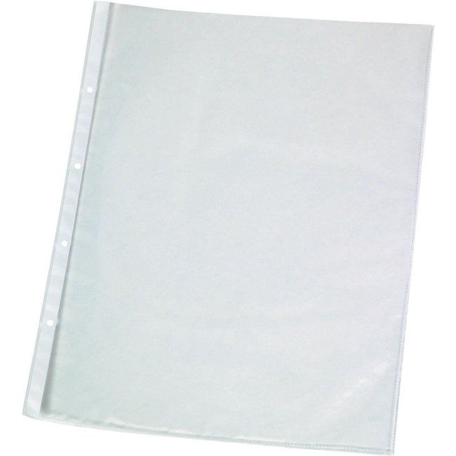 Q-CONNECT - Bolsa de exposición perforada A4 Perforación de 11 orificios transparente 50 micras Paquete de 25 piezas
