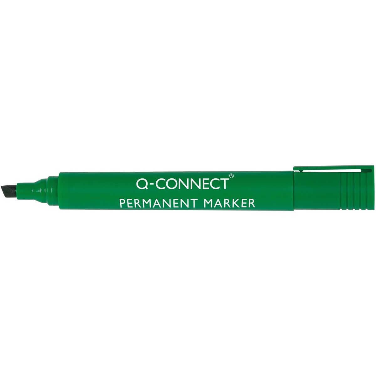 Q-CONNECT -  permanent marker, 2-5 mm, schuine punt, groen