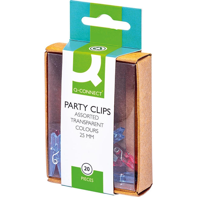 Q-CONNECT - clothespin, mini, 25 mm, box of 20 pieces