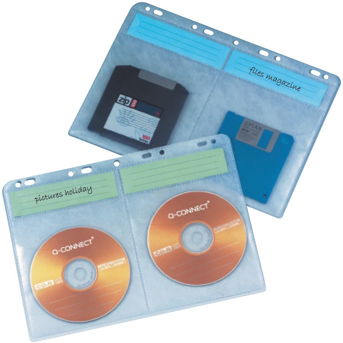 Q-CONNECT - Funda CD A4 PP 10 piezas