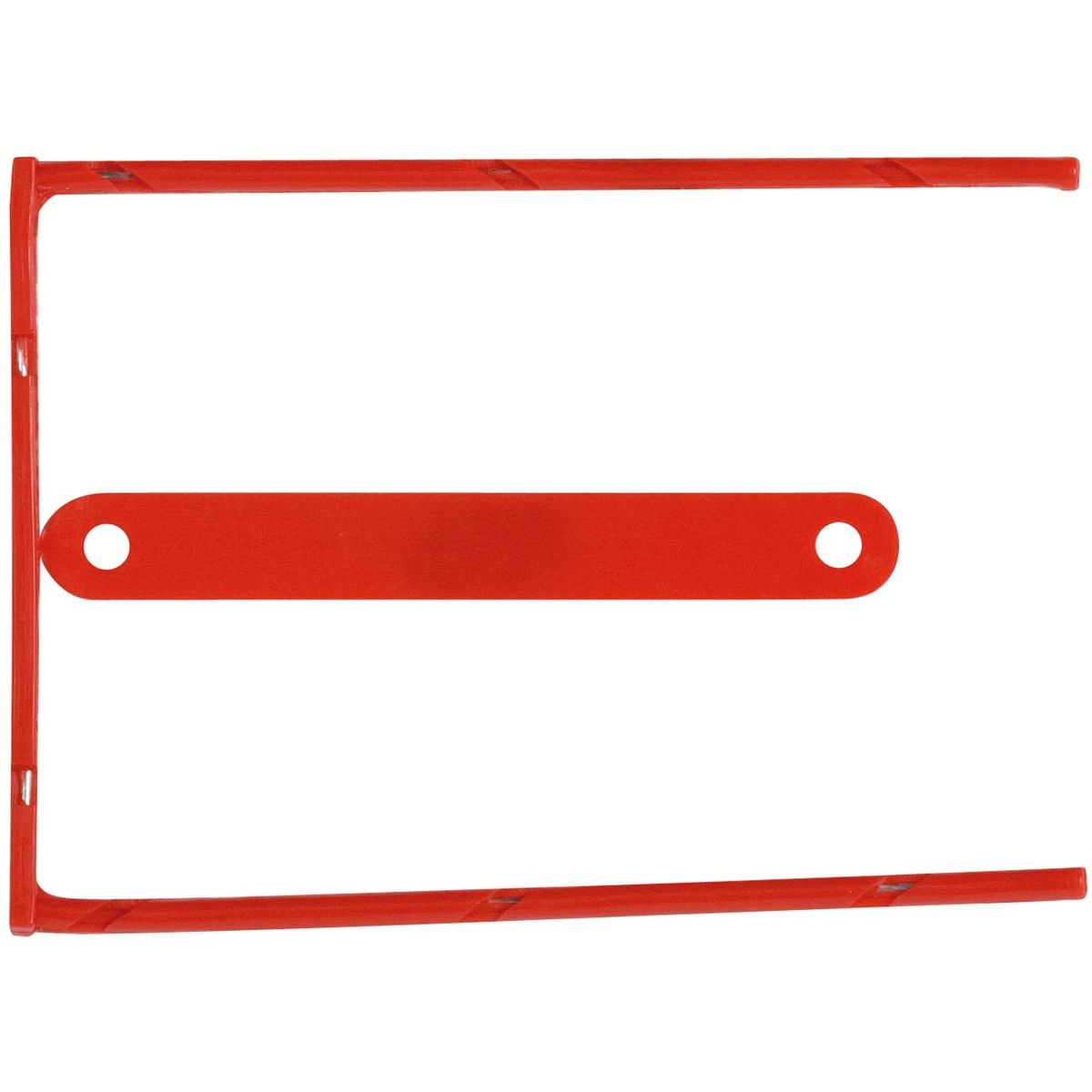 Connect-Q-Connect Archive Binder D-Clip, boîte de 100 pièces, rouge