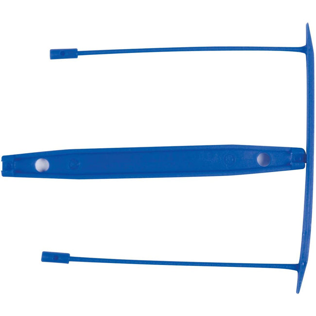 Q-CONNECT -   archiefbinder E-clip, doos van 100 stuks, blauw