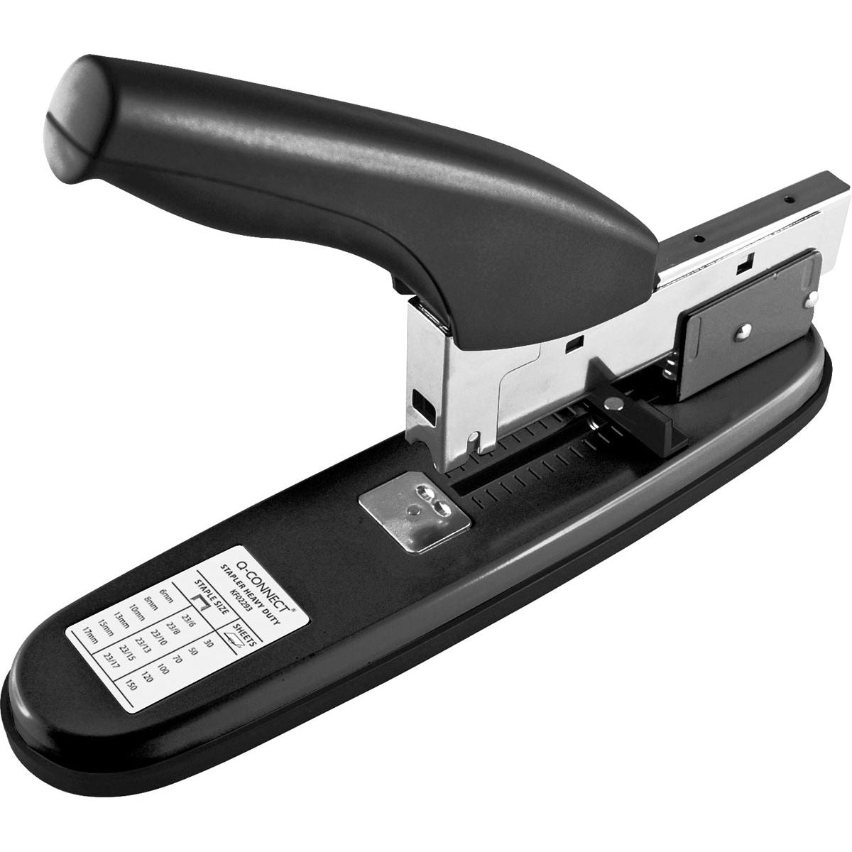 Q-CONNECT - Blockstich, Einlegetiefe 70 mm, schwarz