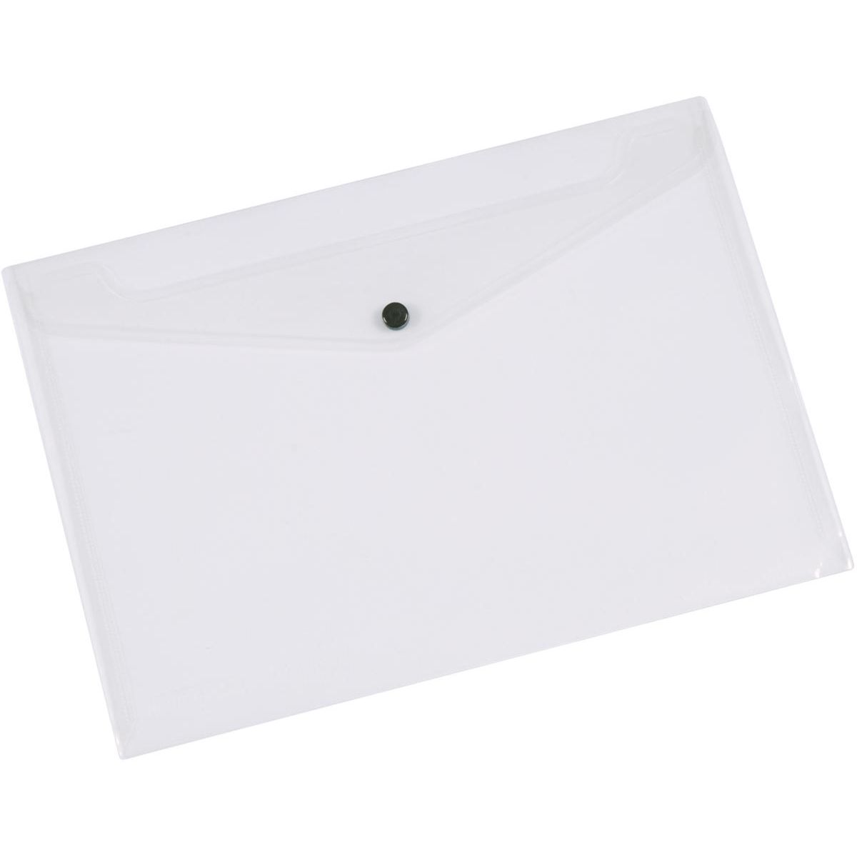 Q-CONNECT -   documentenmap, A3, transparante PP, drukknopsluiting