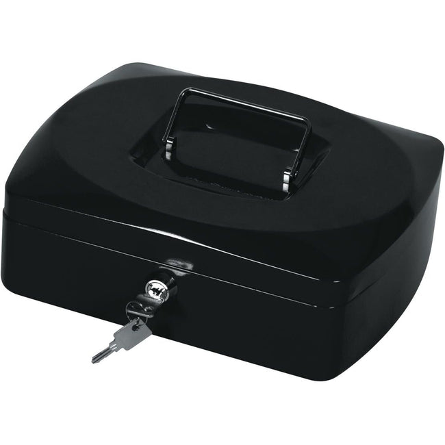 Q-CONNECT - Geldkassette, 255 x 200 x 85 mm, schwarz