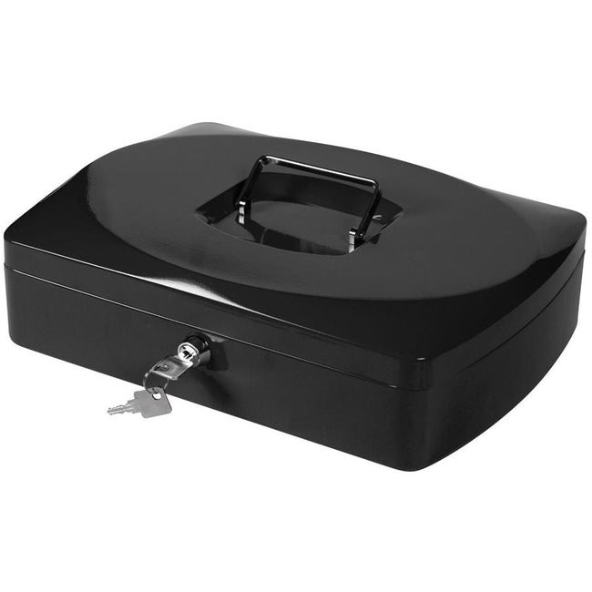 Q-CONNECT - Geldkassette, 325 x 235 x 85 mm, schwarz