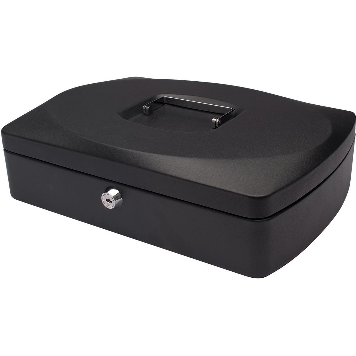 Q-CONNECT - Geldkassette, 325 x 235 x 85 mm, schwarz