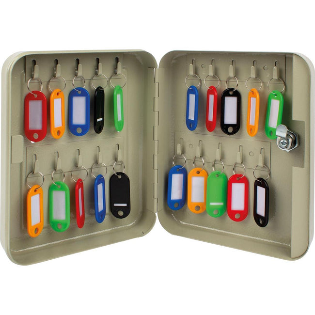 Q-CONNECT - armadietto portachiavi per 20 portachiavi, grigio