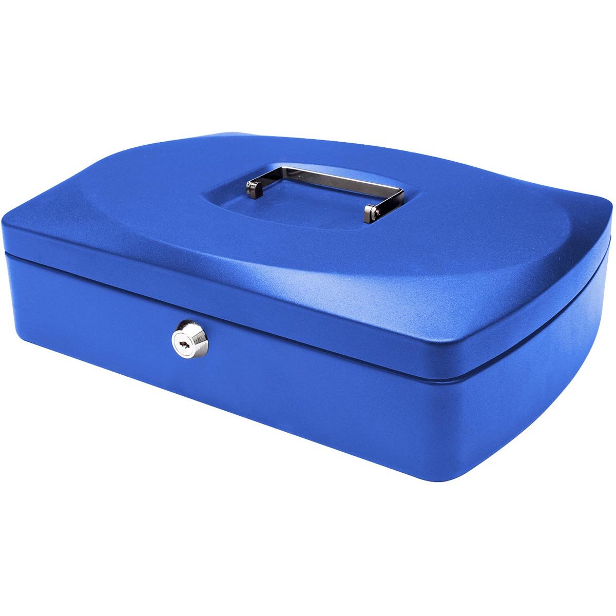 Q-CONNECT - custodia per contanti, 325 x 235 x 85 mm, blu