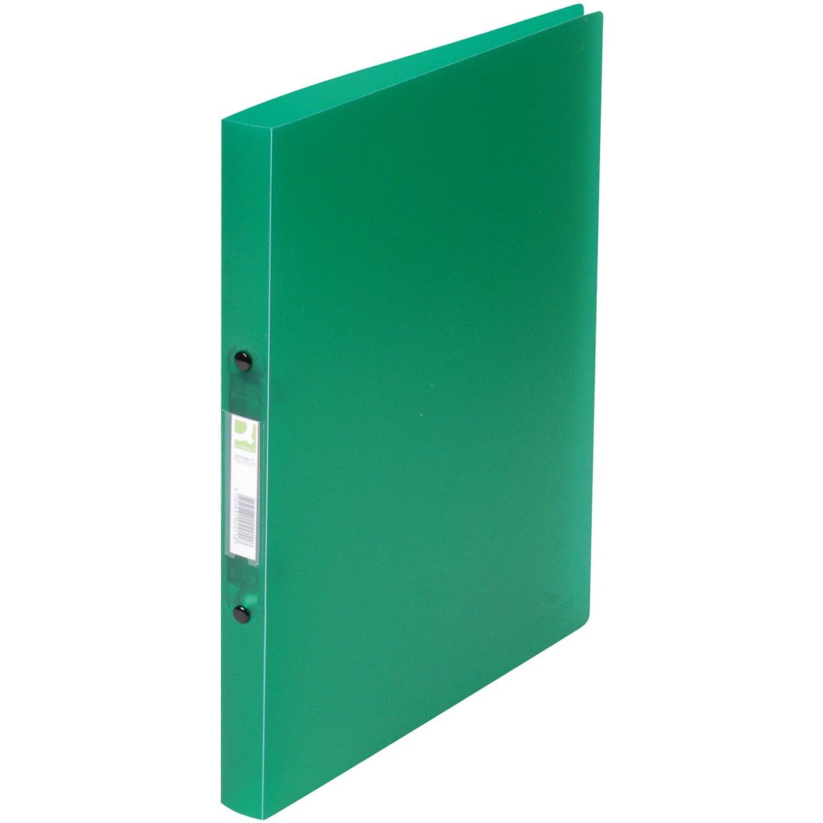 Q-CONNECT - Ringbuch, PP, 2 Ringe, 16 mm, transparent grün