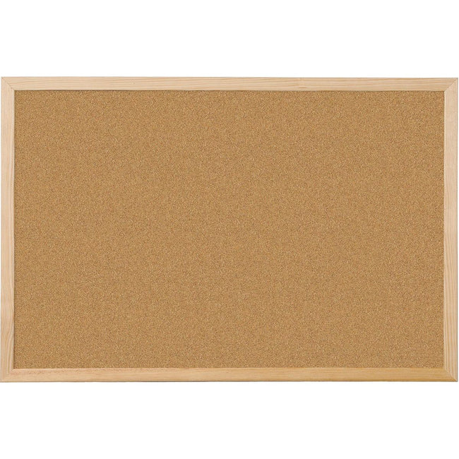Q-CONNECT - cork board with wooden frame 60 x 40 cm