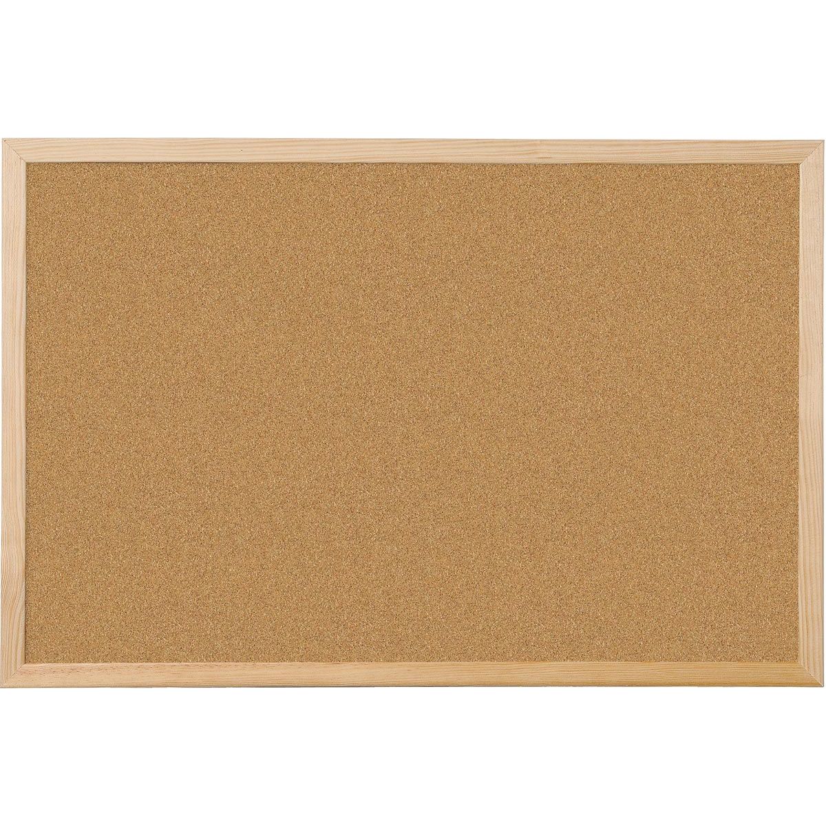 Q-CONNECT - cork board with wooden frame 60 x 40 cm