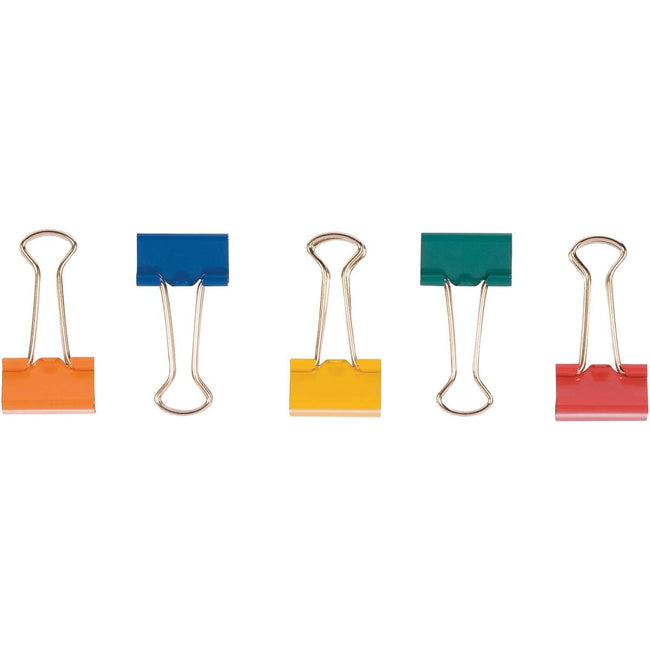 Q-CONNECT - Q-CONNECT foldbackclip, geassorteerde kleuren, 19 mm, doosje van 10 stuks