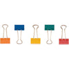 Q-CONNECT - clip rabattable, couleurs assorties, 19 mm, boîte de 10 pièces