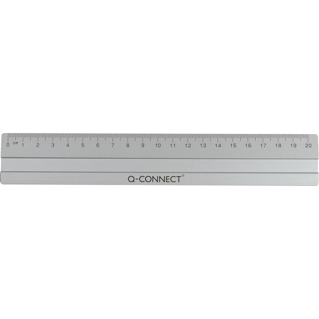 Q-CONNECT - Q-CONNECT meetlat, aluminium, 20 cm