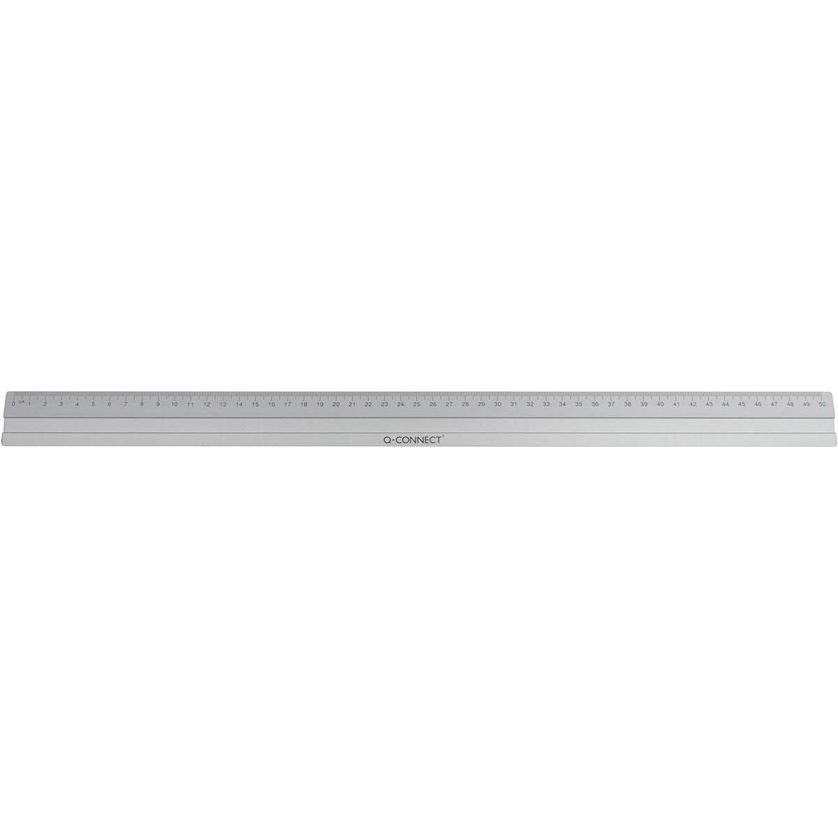 Q-CONNECT - asta di misurazione, alluminio, 50 cm, in custodia sospesa