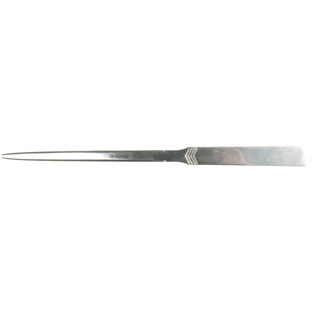 Q-CONNECT - ouvre-lettre 24,5 cm, acier inoxydable