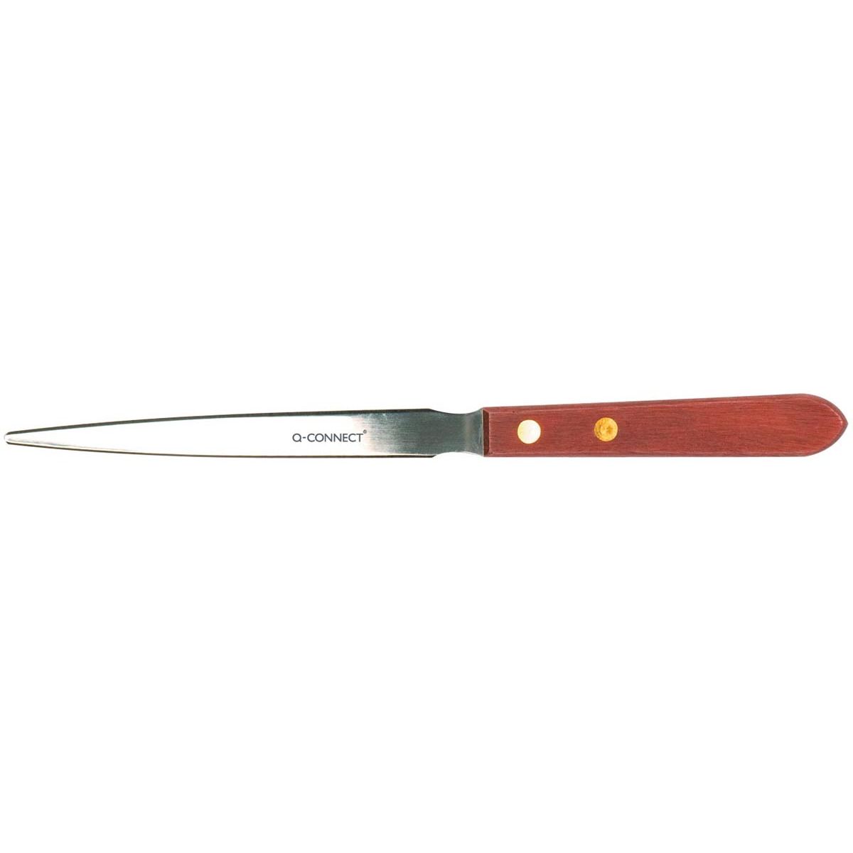 Q-CONNECT - letter opener 22 cm, with wooden handle