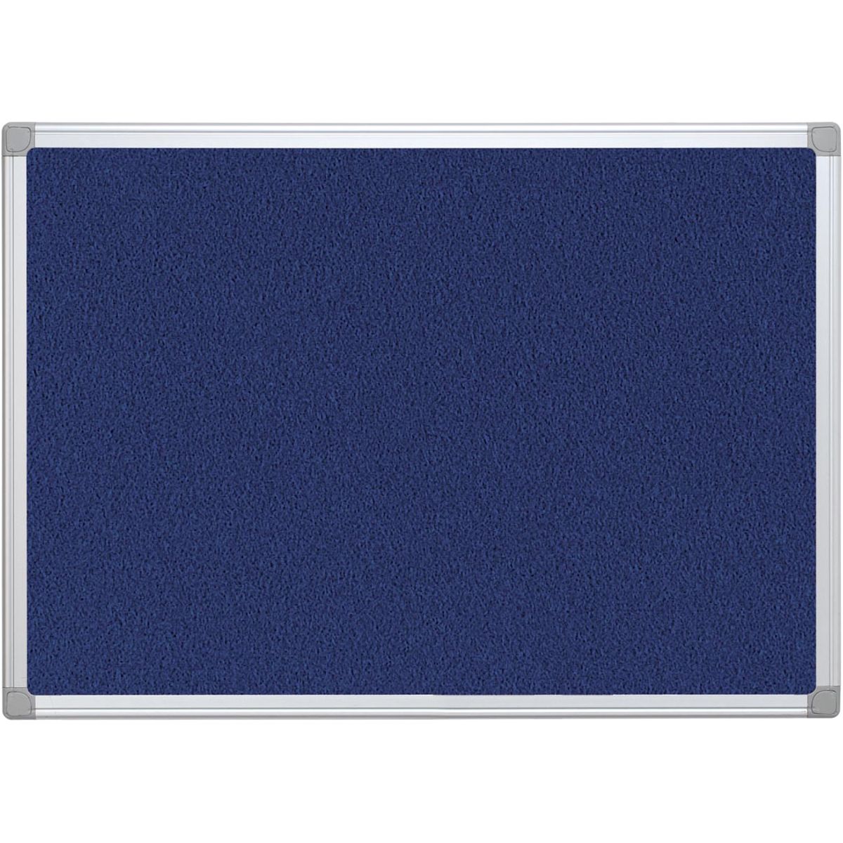 Q-CONNECT - Q-CONNECT textielbord met aluminium frame 60 x 45 cm blauw