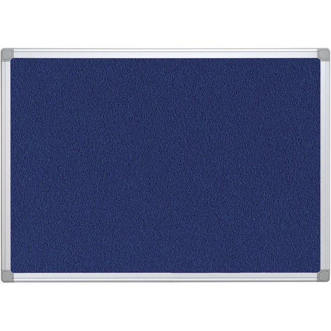 Q-CONNECT - Q-CONNECT textielbord met aluminium frame 60 x 45 cm blauw