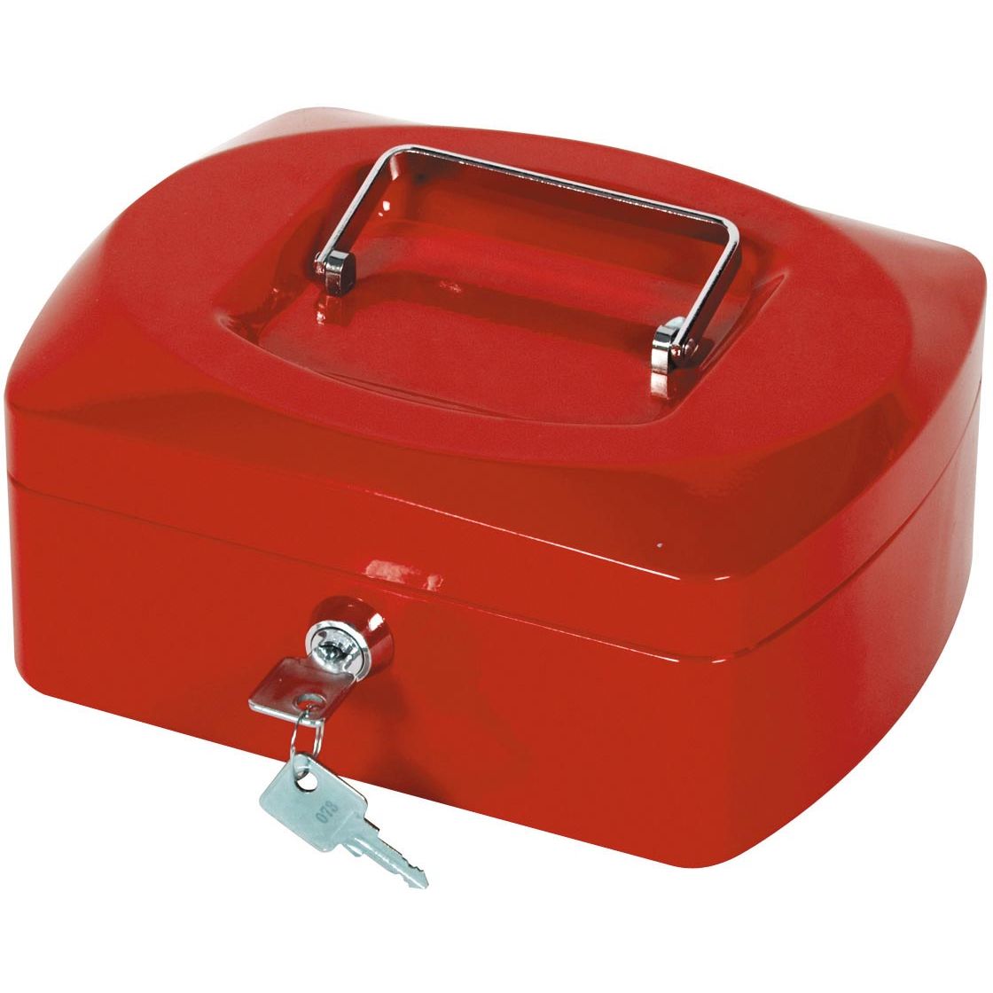 Q-CONNECT - cash case, 205 x 160 x 85 mm, red