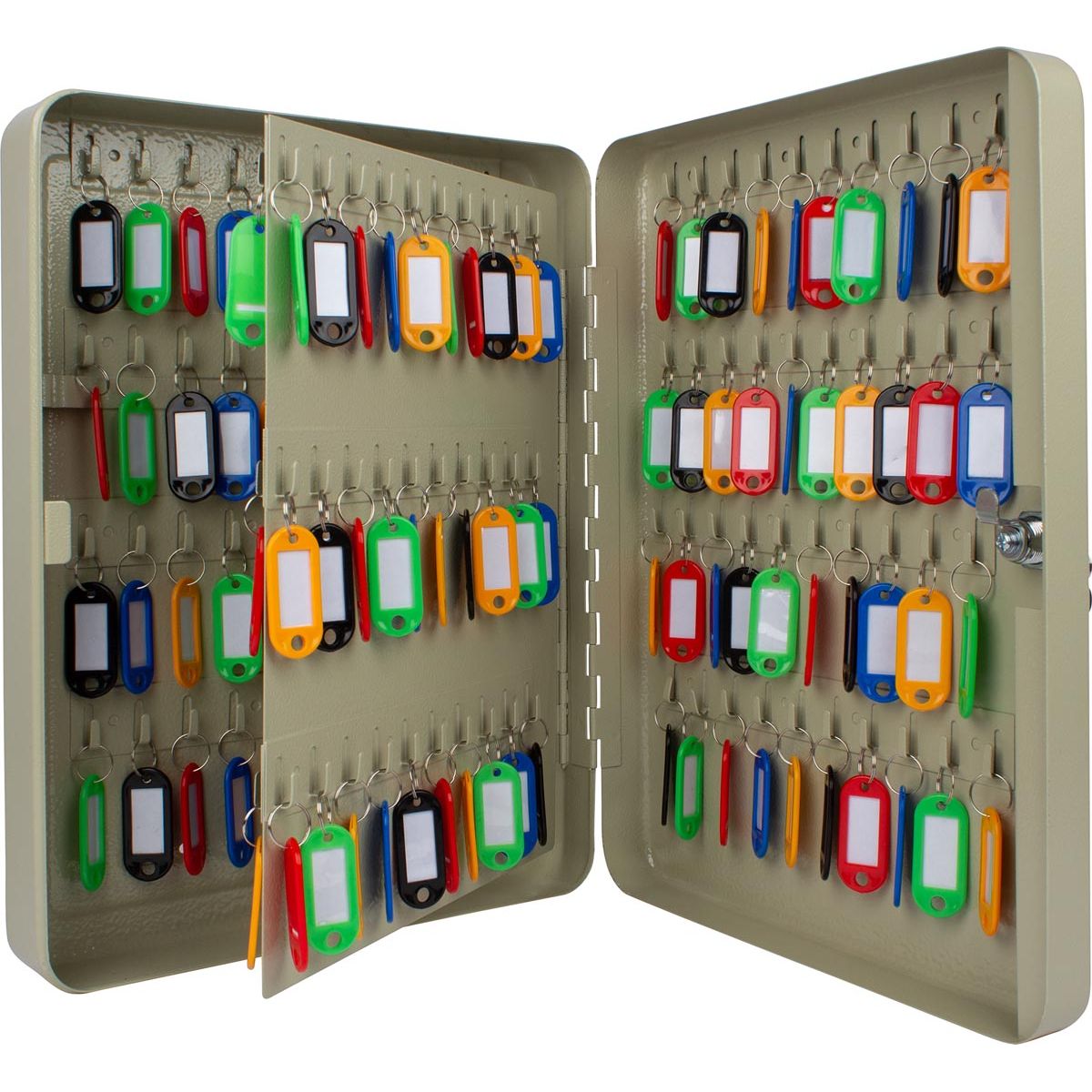 Q-CONNECT - key cabinet for 140 key rings, gray
