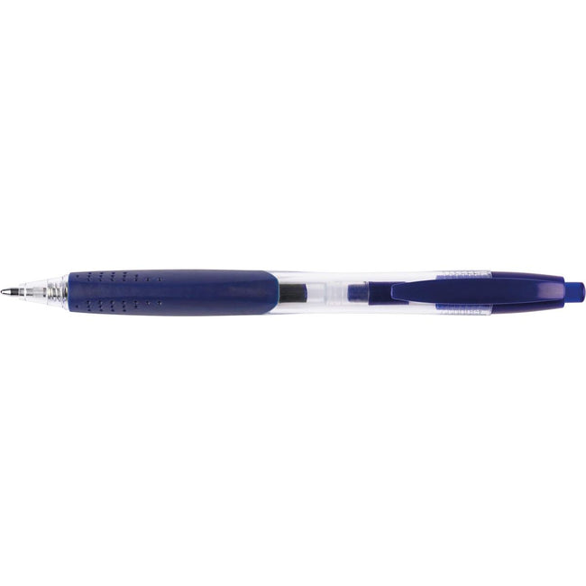 Q-CONNECT - Q-CONNECT balpen, met grip, medium punt, blauw