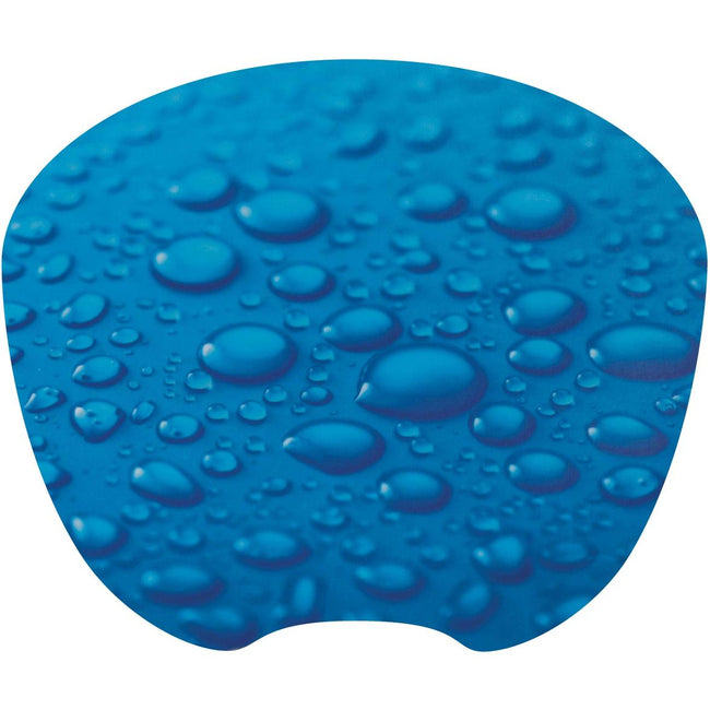 Q-CONNECT - Mouse pad non-slip raindrops blue