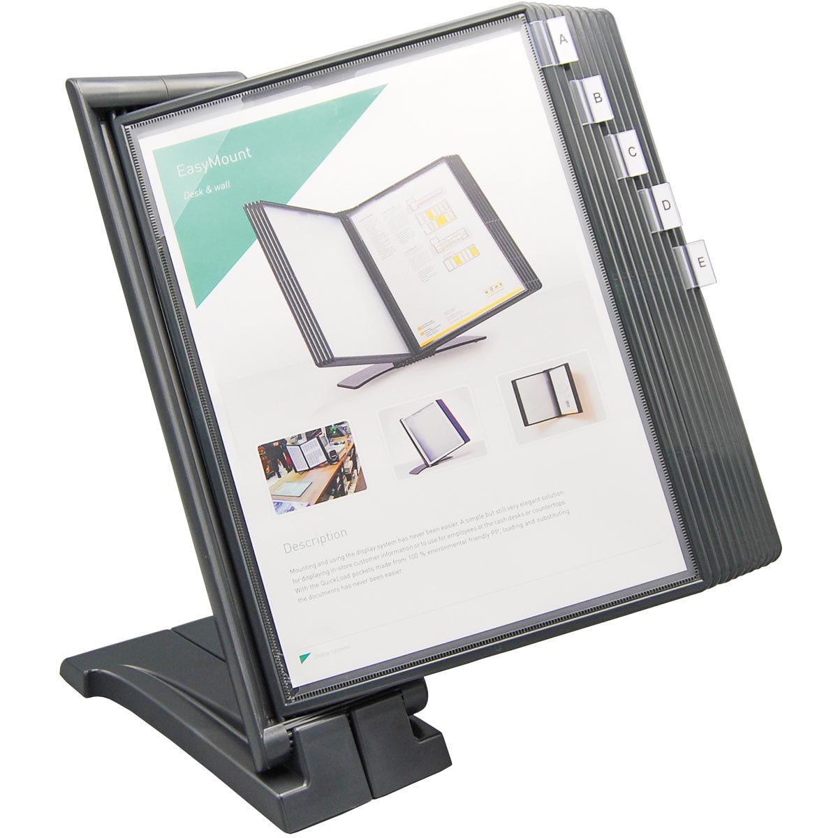 Q-CONNECT - desk stand Quickfind with 10 pockets