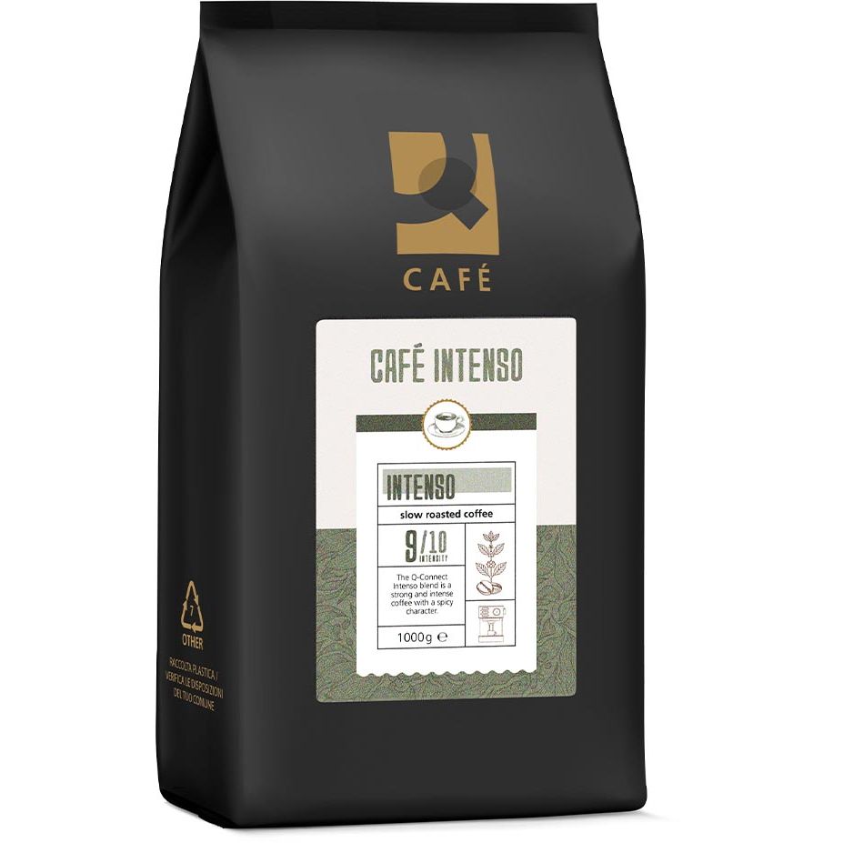 Q-CONNECT -   koffiebonen Café Intenso, pak van 1 kg