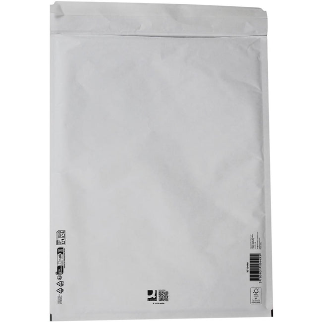 Q-CONNECT -   luchtkussenenveloppen, wit, 10-K, 370 x 480 mm, pak van 10 stuks