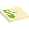 Q-CONNECT - Quick Notes, ft 76 x 76 mm, 100 feuilles, jaune