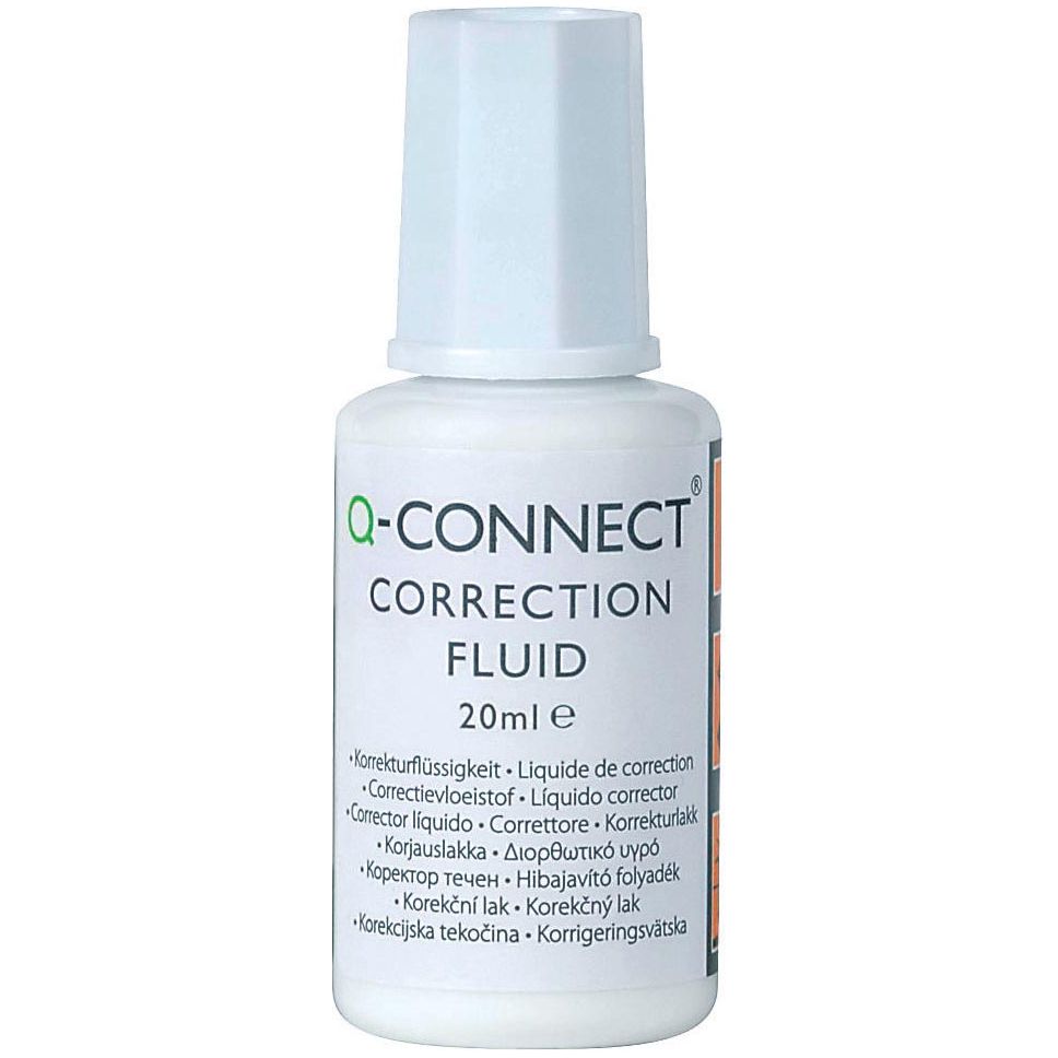 Q-CONNECT - Q-CONNECT correctievloeistof flesje van 20 ml