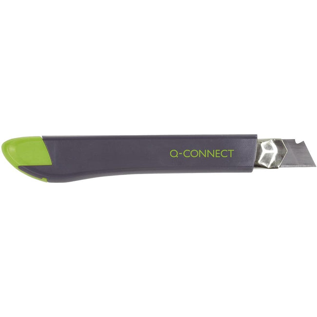 Q-CONNECT - Q-CONNECT Heavy Duty cutter, zwart/groen